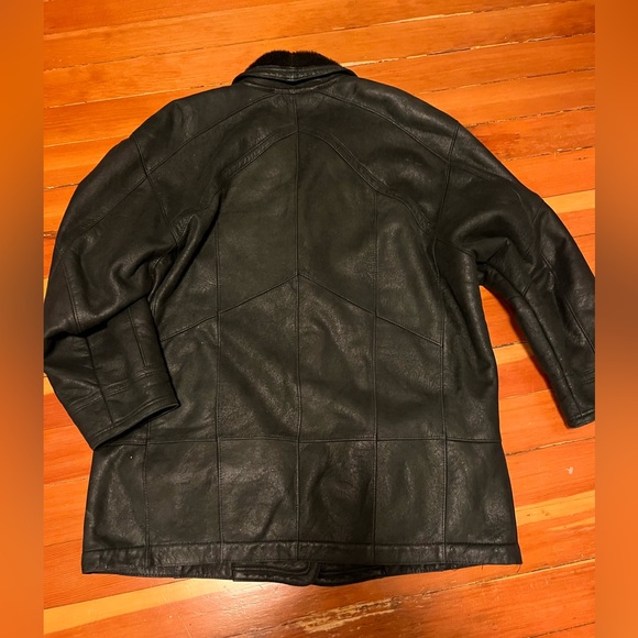 Women’s Christ Leather Shearling Soft Lambskin Coat - Picture 2 of 6